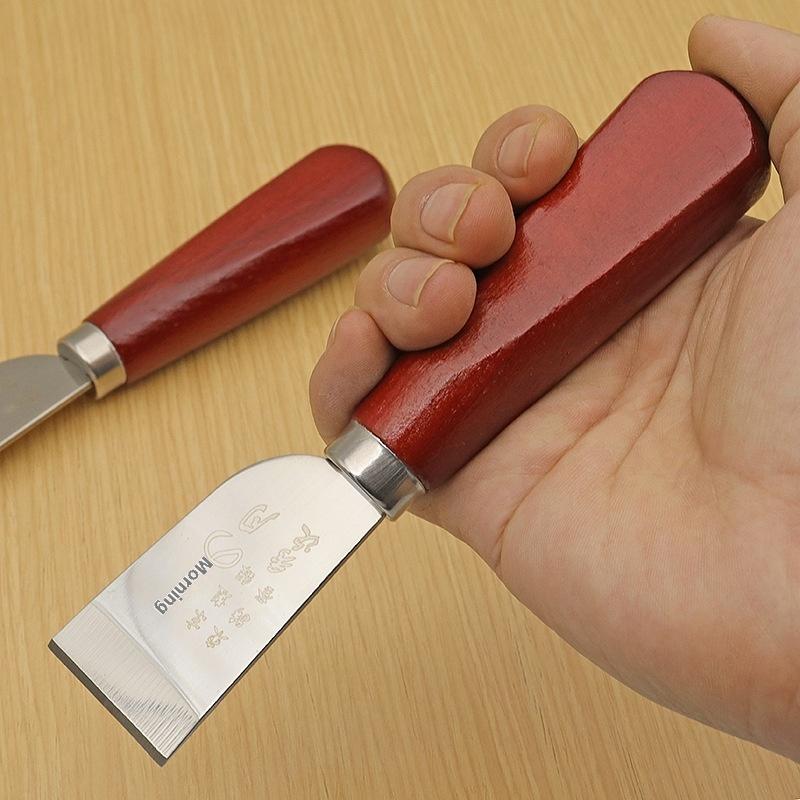 Leatherwork Knives - 新しい革漉きナイフ、木製ハンドル付き革漉きカッティングナイフ、DIY革工芸用作業ツール