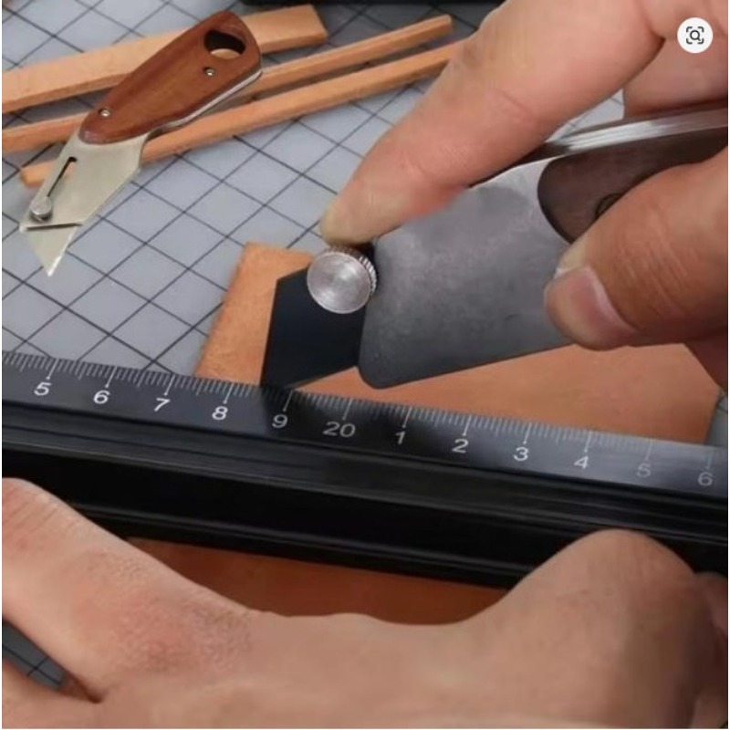 台形ステンレス鋼革切断ナイフ手作り革工芸エッジトリミングツー - Leatherwork Knives のレビューと価格