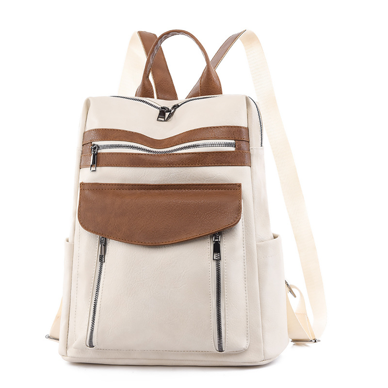 新着革ラップトップ PU バックパック女性男性バックパックフ - Leather Work Womens Backpack のレビューと価格