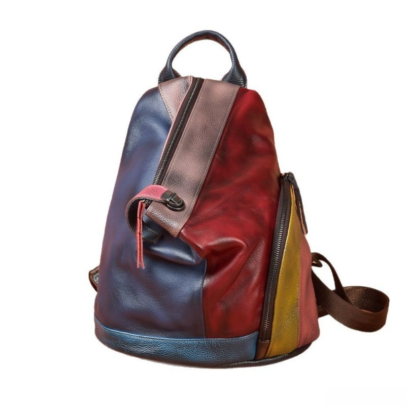 ヴィンテージ エレガント ワークバックパック 女性用 手作り - Leather Work Womens Backpack のレビューと価格