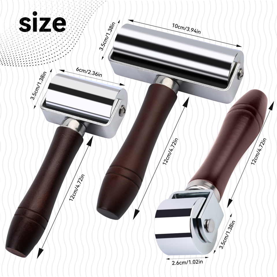 KRABALL レザープレスエッジローラー 木製ハンドル付き - Leatherwork Mallet のレビューと価格