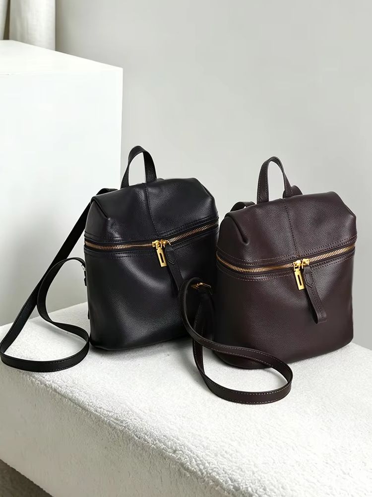 Zency ヴィンテージクラシックバッグ レディース 本革バ - Leather Work Womens Backpack のレビューと価格