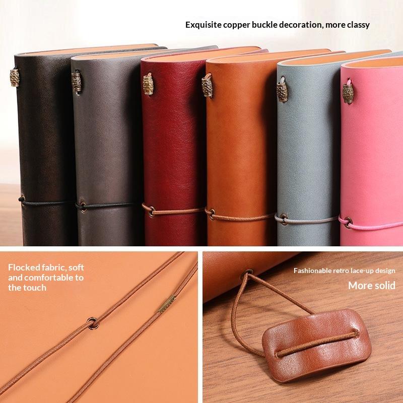 ホットヴィンテージPUレザー詰め替え可能ノートブックソフトカ - Leatherwork Books のレビューと価格