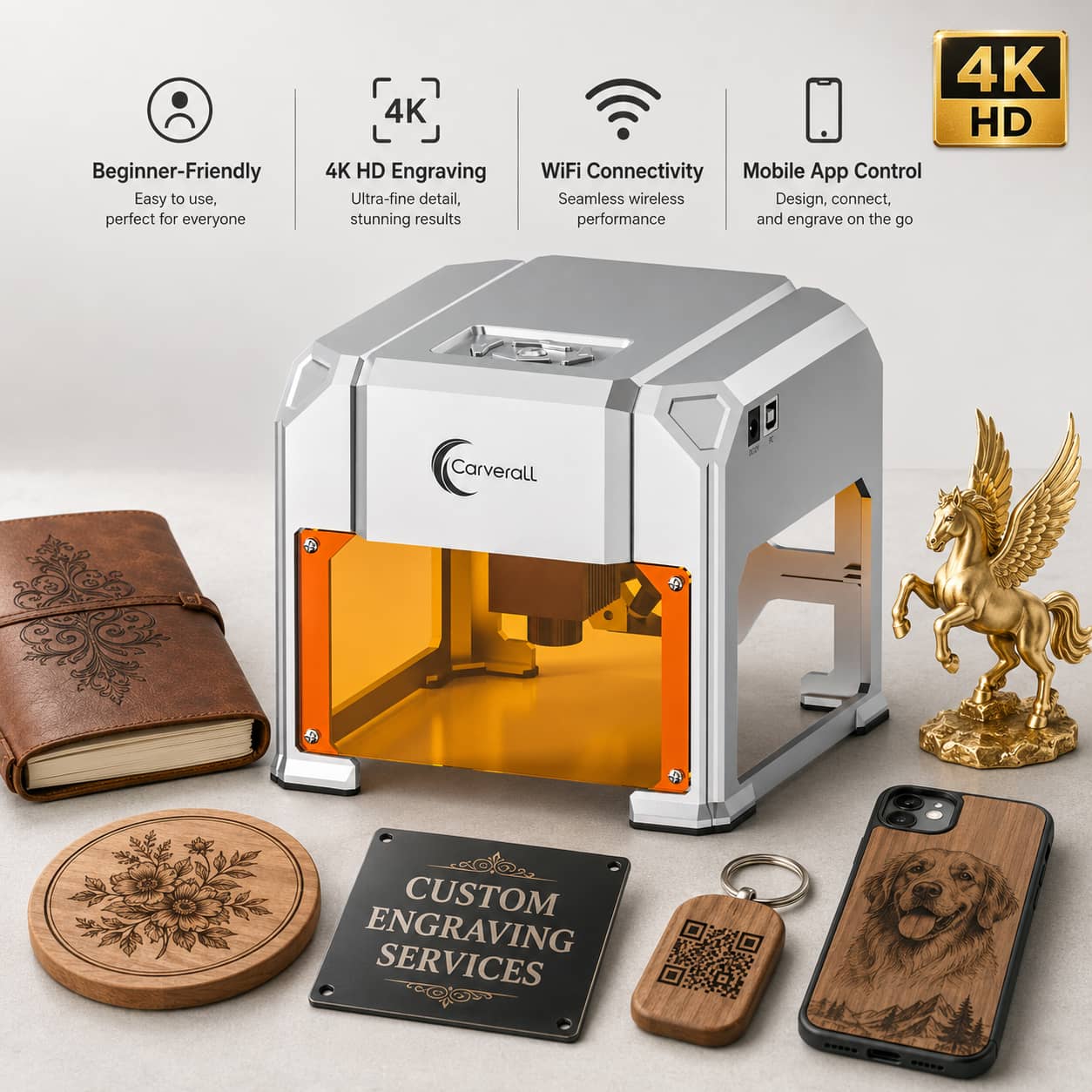 カバーラルレーザー彫刻機、K4 3W、A1 Pro 5W/1 - Leatherwork Accessories のレビューと価格