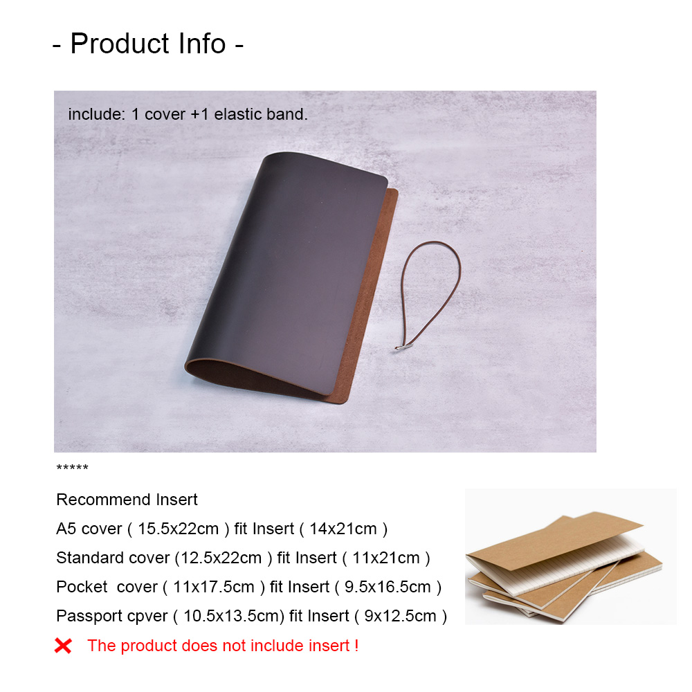 DIYノートカバー クレイジーホースレザー A5/A6/スタ - Leatherwork Books のレビューと価格