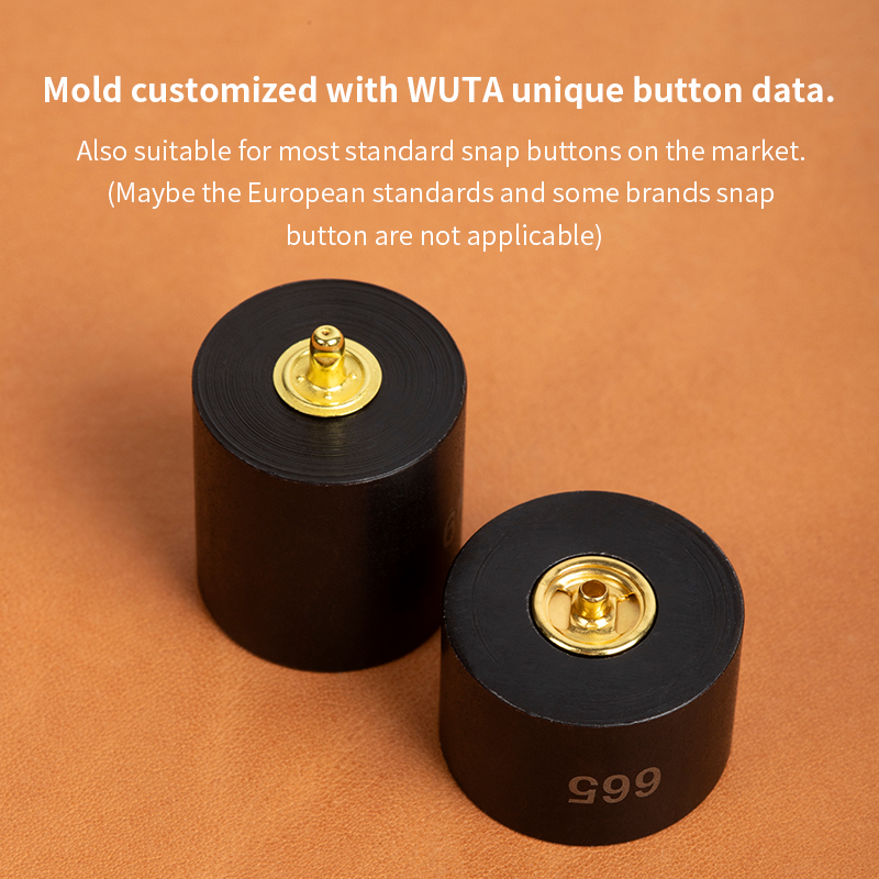 Wuta-プロのスナップボタンセッター、取り付け金型ツール、 - Leatherwork Mallet のレビューと価格