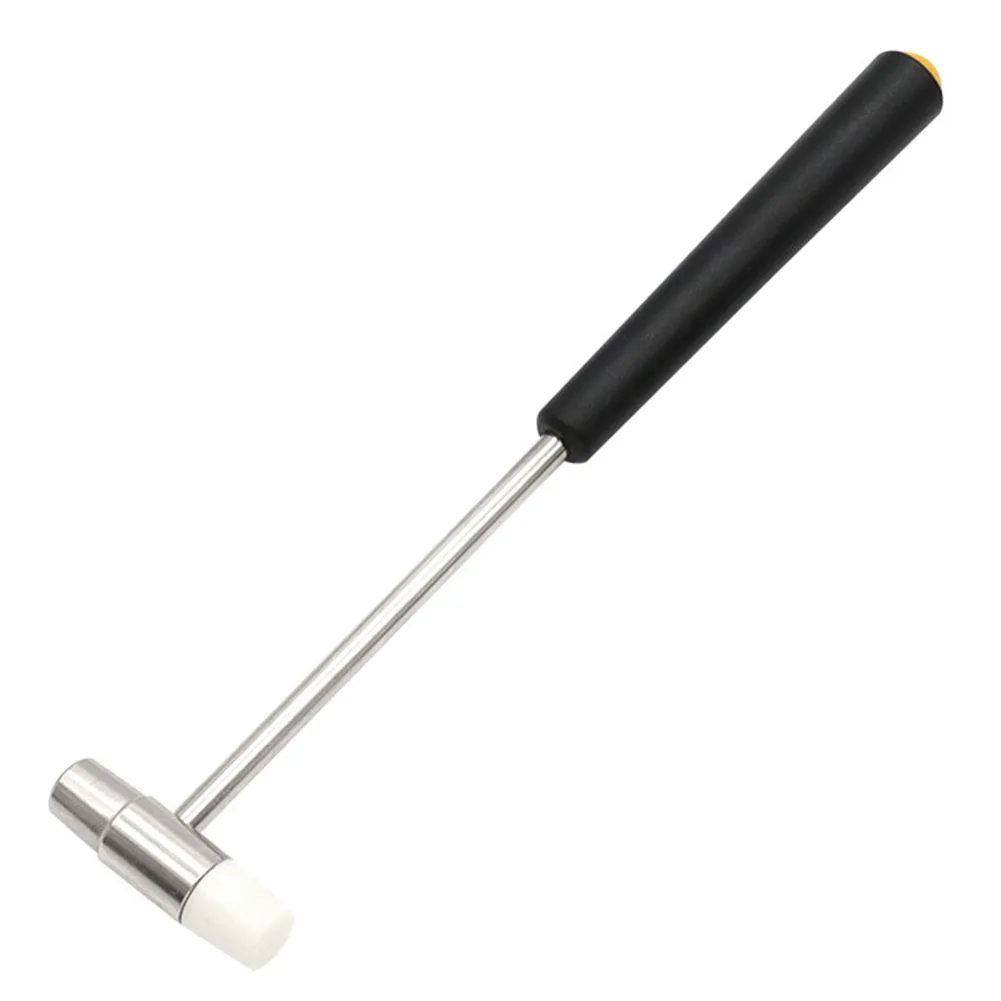 1pc ミニハンマー修復ツール金属ゴムハンマーダブルヘッドポ - Leatherwork Mallet のレビューと価格