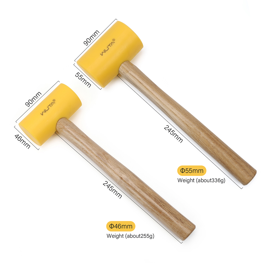 WUTA 1PC 多機能レザークラフトハンマーゴムマレットマ - Leatherwork Mallet のレビューと価格